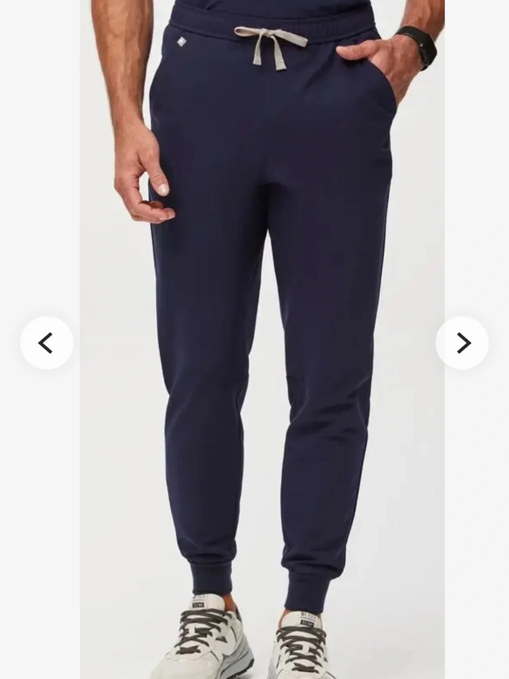 FIGS XL Men's Navy Scrub Jogger Pants with Drawstring